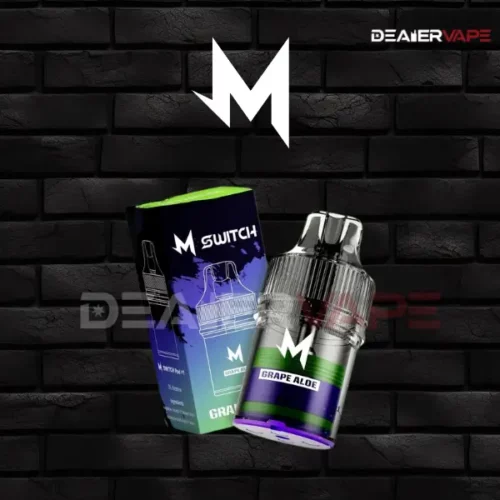 หัวพอต m switch 15000 puffs grape aloe