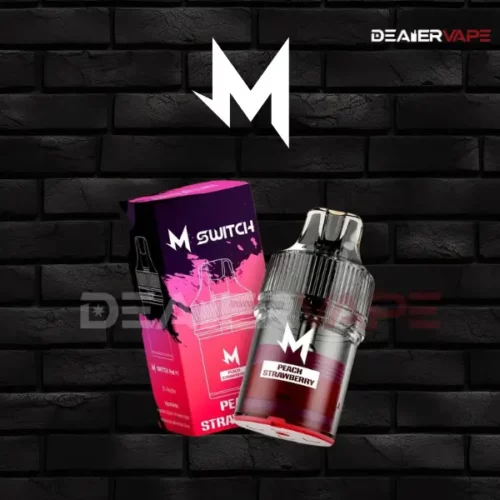 หัวพอต m switch 15000 puffs peach strawberry