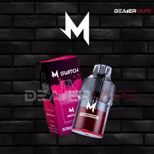 หัวพอต m switch 15000 puffs strawberry