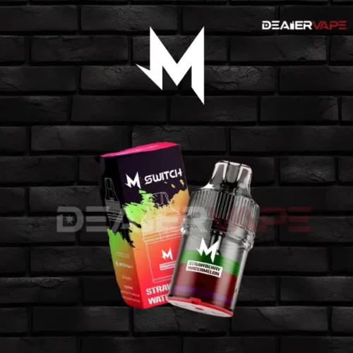 หัวพอต m switch 15000 puffs strawberry watermelons