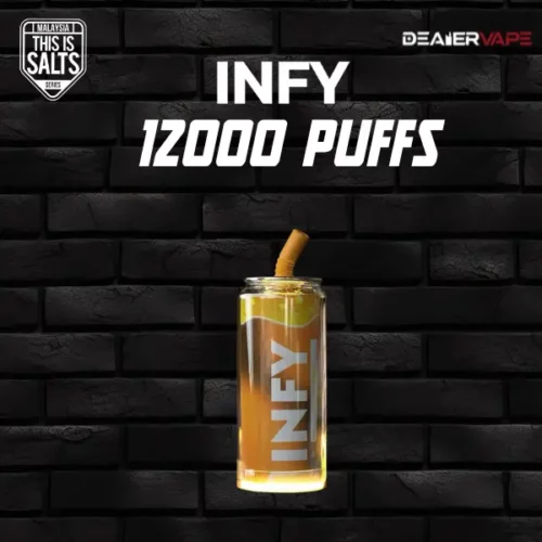 Infy 12000 puff กลิ่นส้มโซดา ด้วยรสชาติความอร่อย เพิ่มอรรถรสการสูบอย่างยอดเี่ยม