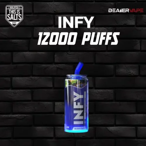 Infy 12000 puff กลิ่นองุ่น ยอดนิยม หอมอร่อย เย็นสดชื่น